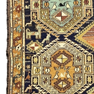 vintage-persian-soumak-kilim-rug-130-cm-x-200-cm-0020020-6 Vintage Persian Soumak Kilim Rug 130 cm x 200 cm (4’3” FT X 6’6” FT) - 0020020