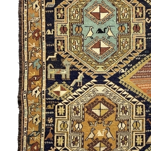 vintage-persian-soumak-kilim-rug-130-cm-x-200-cm-0020020-7 Vintage Persian Soumak Kilim Rug 130 cm x 200 cm (4’3” FT X 6’6” FT) - 0020020