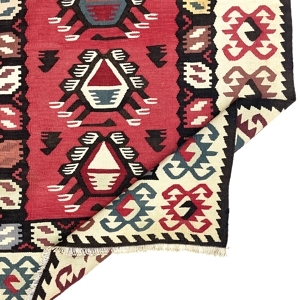 Vintage Şarköy Kilim Rug 78 cm x 130 cm (2’6” x 4’3” FT) - 0010011