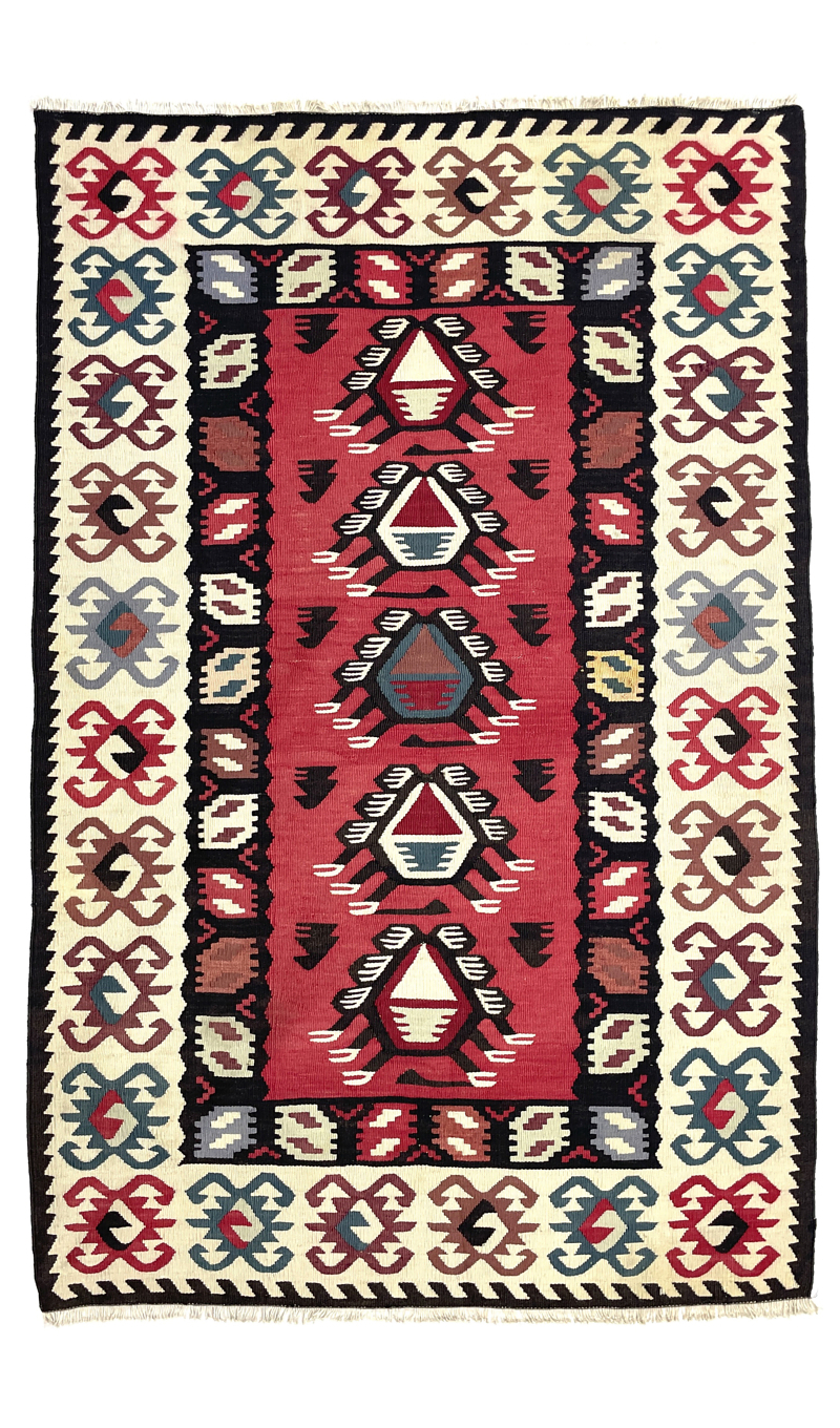 Vintage Şarköy Kilim Rug