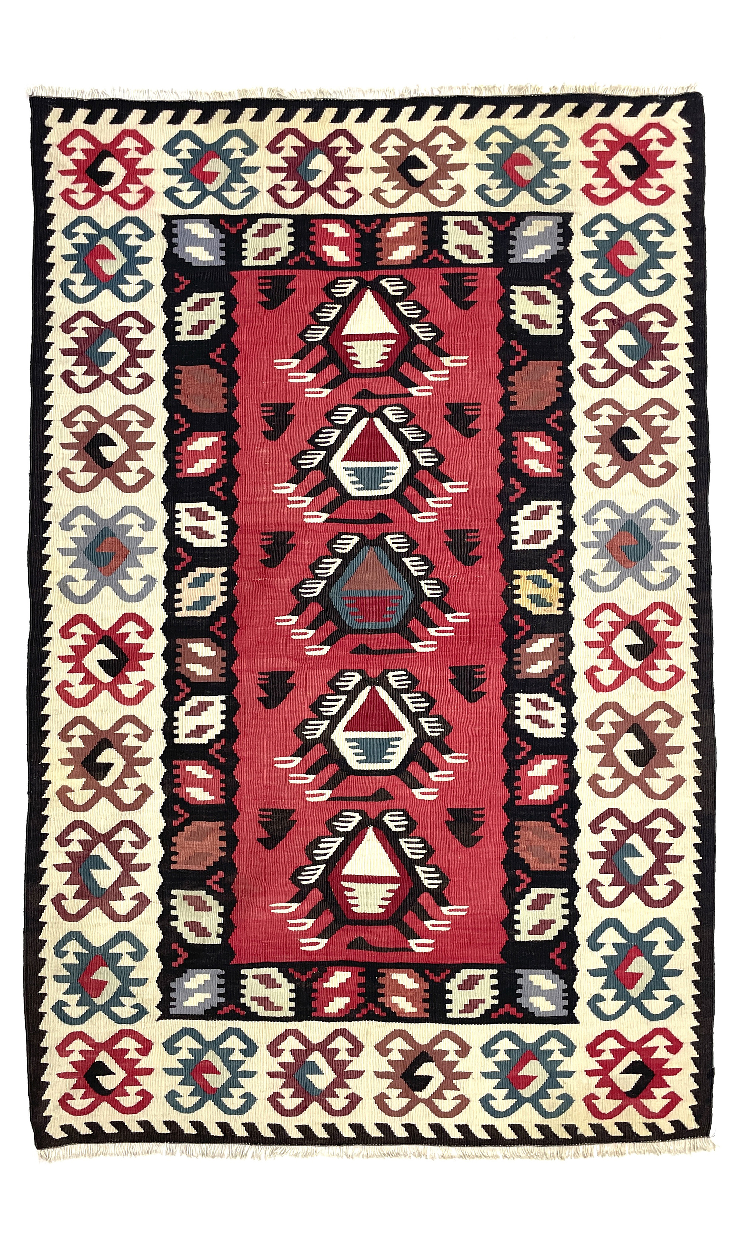 Vintage Şarköy Kilim Rug