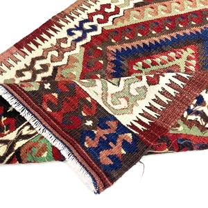 Vintage Small Fethiye Kilim Rug Vintage Small Fethiye Kilim Rug 74 cm x 113 cm (3 X 4 FT) - 0010039