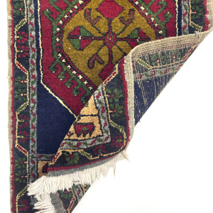 vintage-small-turkish-hand-knotted-rug-43-cm-x-93-cm-y010008-1 Vintage Small Turkish Hand-Knotted Rug 43 Cm X 93 Cm (1'6" FT X 3'1" FT) – Y010008