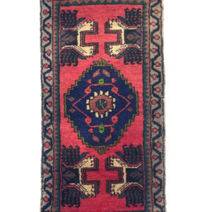 vintage-small-turkish-hand-knotted-rug-49-cm-x-104-cm-y010012 Vintage Neutral Small Rug 45 Cm X 104 Cm (1’5′′ X 3’4′′ FT) – Y010052