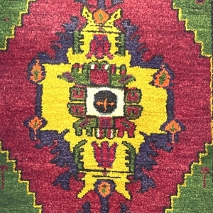 vintage-small-turkish-hand-knotted-rug-52-cm-x-104cm-y010003-1 Vintage Small Turkish Hand-Knotted Rug 52 Cm X 104 Cm (1'7" X 3'4" FT) – Y010003