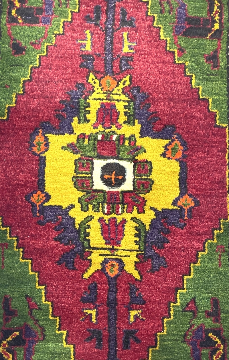 vintage-small-turkish-hand-knotted-rug-52-cm-x-104cm-y010003-1 Vintage Small Turkish Hand-Knotted Rug 52 Cm X 104 Cm (1'7" X 3'4" FT) – Y010003