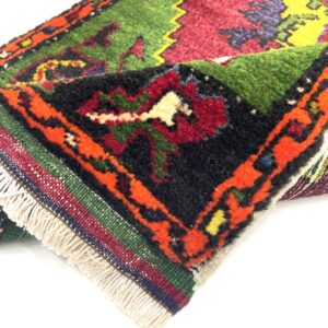 vintage-small-turkish-hand-knotted-rug-52-cm-x-104cm-y010003-3 Vintage Small Turkish Hand-Knotted Rug 52 Cm X 104 Cm (1'7" X 3'4" FT) – Y010003