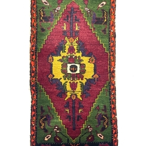 vintage-small-turkish-hand-knotted-rug-52-cm-x-104cm-y010003 Vintage Small Turkish Hand-Knotted Rug 52 Cm X 104 Cm (1'7" X 3'4" FT) – Y010003