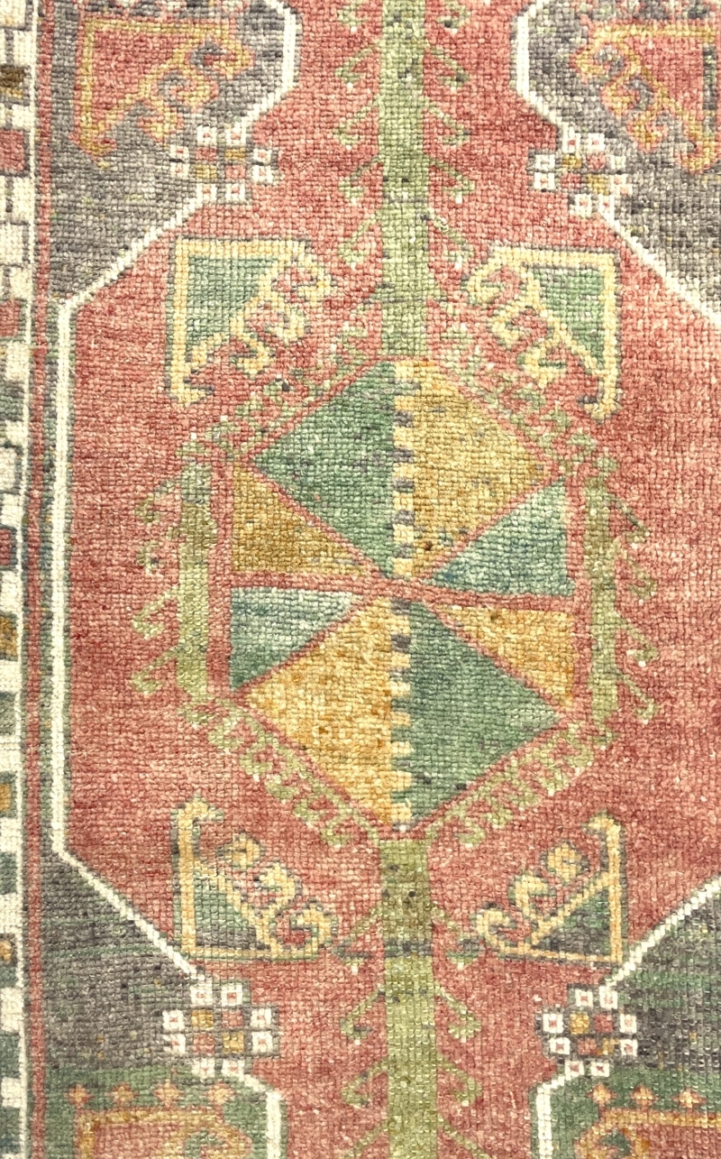 vintage-small-turkish-hand-knotted-rug-52-cm-x-98-cm-y010013-1 Vintage Small Turkish Hand-Knotted Rug 52 Cm X 98 Cm (1'7" X 3'2" FT) – Y010013