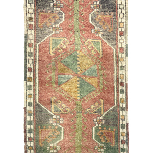 vintage-small-turkish-hand-knotted-rug-52-cm-x-98-cm-y010013 Vintage Small Turkish Hand-Knotted Rug 52 Cm X 98 Cm (1'7" X 3'2" FT) – Y010013