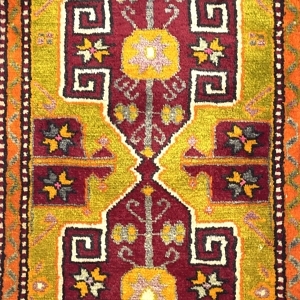 vintage-small-turkish-hand-knotted-rug-56-cm-x-102-cm-y010004-1 Vintage Small Turkish Hand-Knotted Rug 56 Cm X 102 Cm (1'8" X 3'3" FT) – Y010004