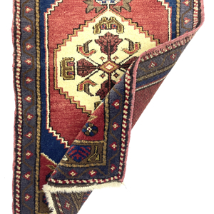 vintage-small-turkish-hand-knotted-rug-57-cm-x-97-cm-y010010-2 Vintage Small Turkish Hand-Knotted Rug 57 Cm X 97 Cm (1'9" X 3'2" FT) – Y010010