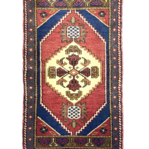 vintage-small-turkish-hand-knotted-rug-57-cm-x-97-cm-y010010 Vintage Small Turkish Hand-Knotted Rug 53 Cm X 98 Cm (1'7" X 3'2") – Y010001