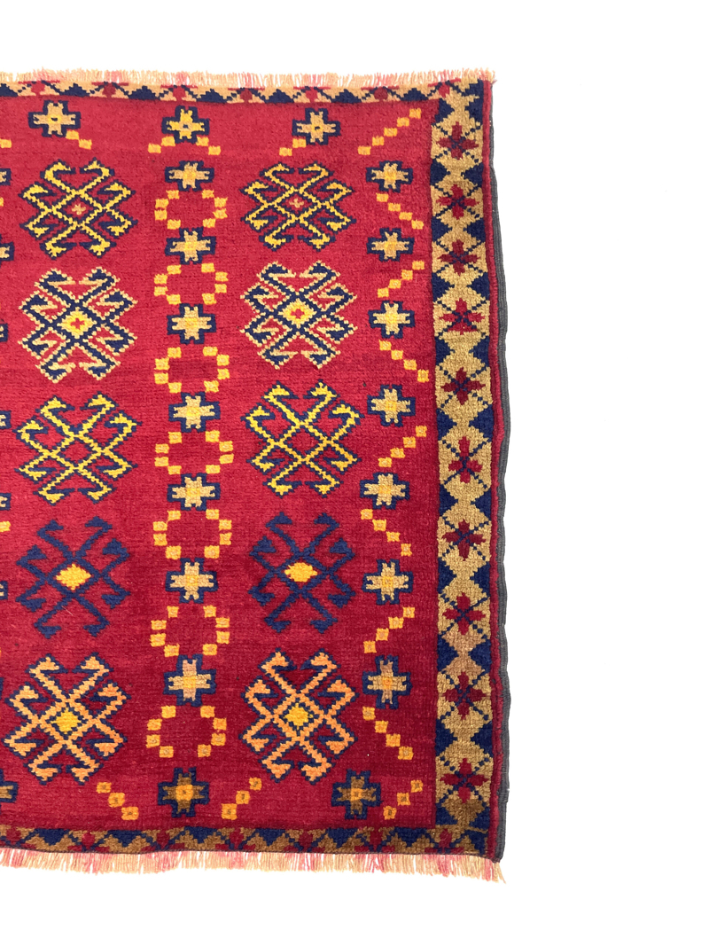 vintage-small-turkish-hand-knotted-rug-61-cm-x-73-cm-y010044-1 Vintage Small Turkish Hand-Knotted Rug 61 Cm X 73 Cm (2 X 2’4′′ FT) – Y010044