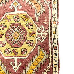 Vintage Small Turkish Handwoven Rug 53 cm x 81 cm (1'7" FT X 2'7” FT) - Y010061