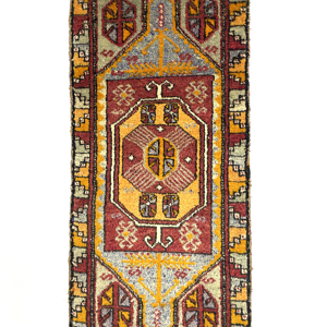 vintage-small-turkish-rug-46-cm-x-101-cm-y010067 Vintage Mini Ayvacik Rug 64 cm x 86 cm (2’1” X 2'8” FT) - Y010068