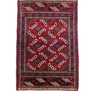 Vintage Mini Turkish Rug 46 cm x 75 cm (1'5" X 2'5" FT) - Y010055