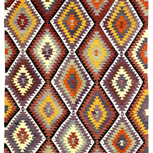 vintage-tavas-kilim-rug-140-cm-x-205-cm-0020001 Vintage Tavas Kilim Rug 140 cm x 205 cm (4’6” X 6’7” FT) - 0020001