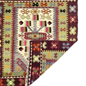 vintage-tribal-kilim-rug-94-cm-x-111-cm-0010036-6 Vintage Tribal Kilim Rug 94 cm x 111 cm (3 X 4 FT) - 0010036