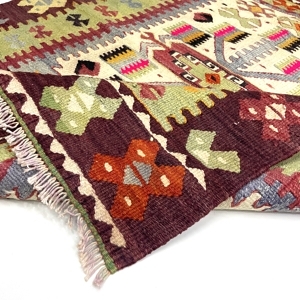 vintage-tribal-kilim-rug-94-cm-x-111-cm-0010036-7 Vintage Tribal Kilim Rug 94 cm x 111 cm (3 X 4 FT) - 0010036