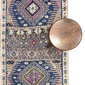 vintage-tribal-turkish-kilim-rug-91-cm-x-145-cm-0010031-1 Vintage Tribal Turkish Kilim Rug 91 cm x 145 cm (3 X 5 FT) - 0010031