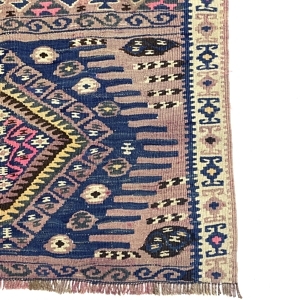 vintage-tribal-turkish-kilim-rug-91-cm-x-145-cm-0010031-3 Vintage Tribal Turkish Kilim Rug 91 cm x 145 cm (3 X 5 FT) - 0010031