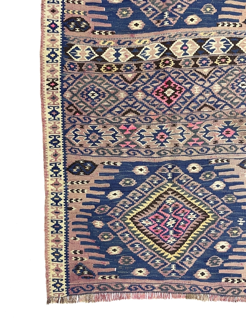 vintage-tribal-turkish-kilim-rug-91-cm-x-145-cm-0010031-4 Vintage Tribal Turkish Kilim Rug 91 cm x 145 cm (3 X 5 FT) - 0010031