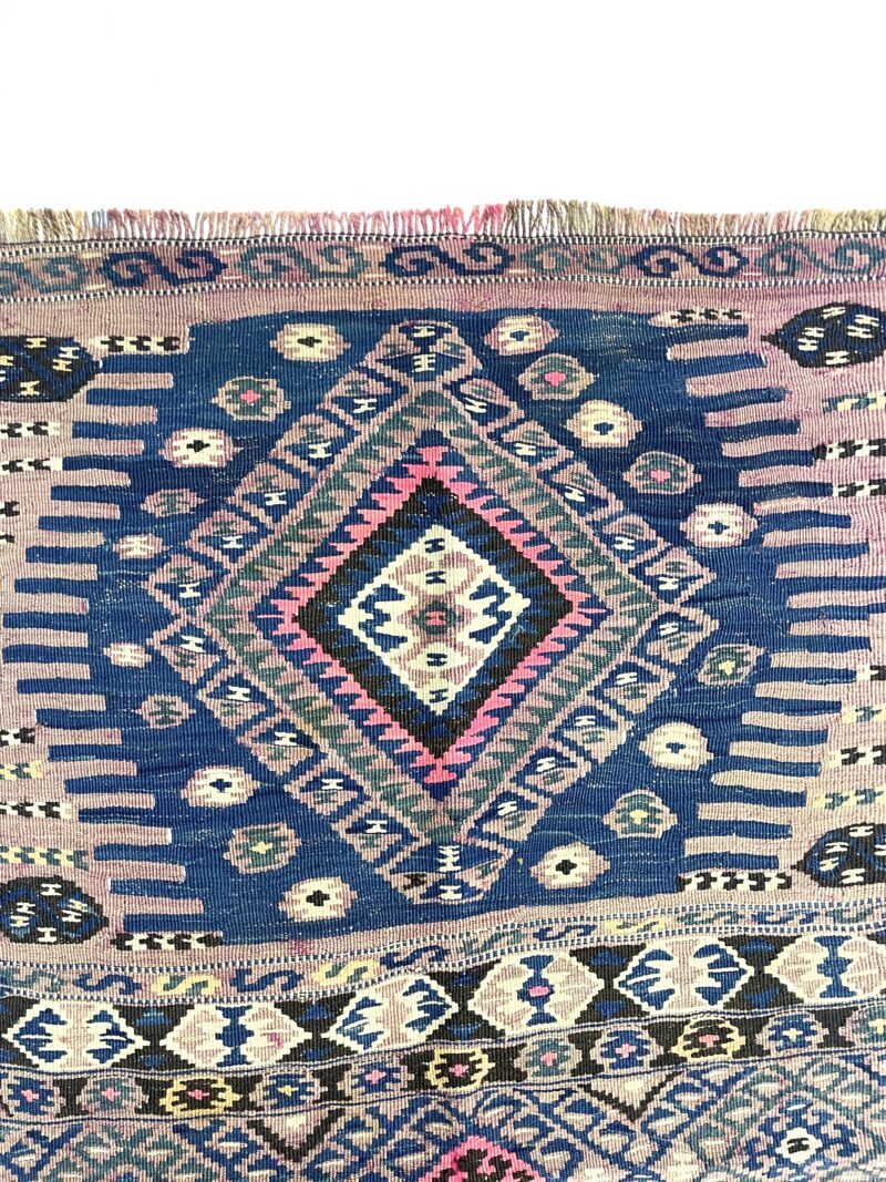 vintage-tribal-turkish-kilim-rug-91-cm-x-145-cm-0010031-5 Vintage Tribal Turkish Kilim Rug 91 cm x 145 cm (3 X 5 FT) - 0010031