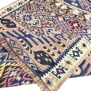 vintage-tribal-turkish-kilim-rug-91-cm-x-145-cm-0010031-6 Vintage Tribal Turkish Kilim Rug 91 cm x 145 cm (3 X 5 FT) - 0010031