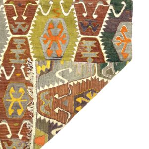 vintage-turkish-barak-kilim-rug-95-cm-x-125-cm-0010035-6 Vintage Turkish Barak Kilim Rug 95 cm x 125 cm (3X4 FT) - 0010035