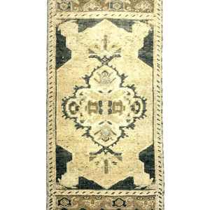 vintage-turkish-doormat-rug-42-cm-x-96-cm-y010064 Vintage Turkish Doormat Rug 42 cm x 96 cm (1'3” X 3'1” FT) - Y010064