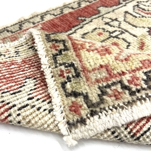 Vintage Turkish Hand-Knotted Rug 50 Cm X 82 Cm (1'7" X 2'7" FT) – Y010036