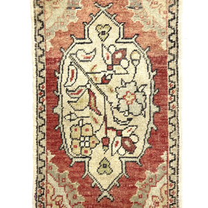 vintage-turkish-hand-knotted-rug-50-cm-x-82-cm-y010036 Vintage Anatolian Small Rug 58 cm x 126 cm (1'9" x 4'23" FT) - Y010025