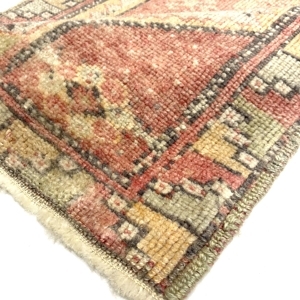 vintage-turkish-hand-knotted-rug-54-cm-x-95-cm-y010035-2 Vintage Turkish Hand-Knotted Rug 54 Cm X 95 Cm (1'8" X 3'1" FT) – Y010035