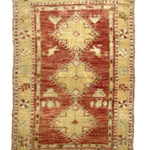 vintage-turkish-hand-knotted-rug-55-cm-x-79-cm-y010034 Vintage Small Turkish Hand-Knotted Rug 55 Cm X 75 Cm (1'8" X 2'5" FT) – Y010038
