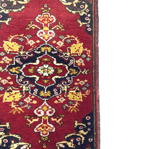 Vintage Turkish Hand-Knotted Rug 55 Cm X 92 Cm (1’7′′ X 3 FT) – Y010042