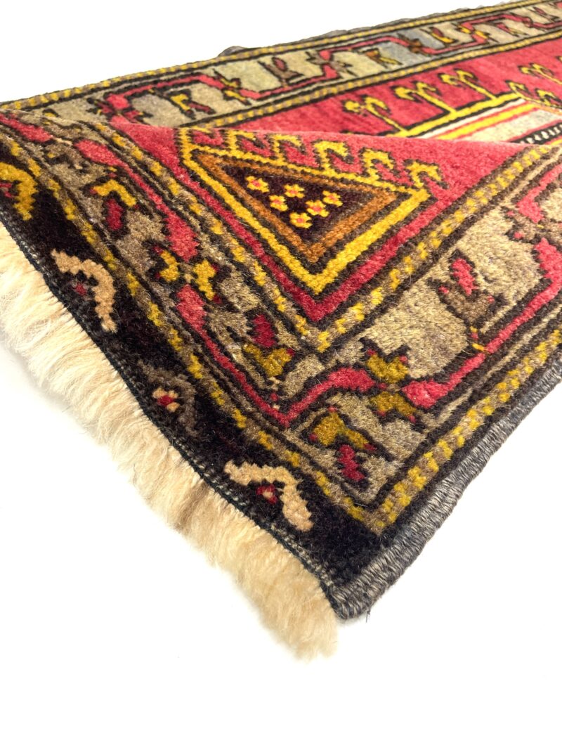 vintage-turkish-hand-knotted-rug-57-cm-x-103-cm-y010045-2 Vintage Turkish Hand-Knotted Rug 57 Cm X 103 Cm (1’9′′ X 3’4′′ FT) – Y010045