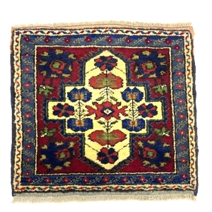 Vintage Anatolian Small Hand-Knotted Rug 51 Cm X 109 Cm (1’7′′ X 3’6′′ FT) – Y010048