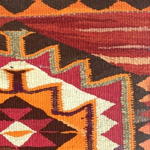 Vintage Turkish Kilim Runner Rug 98 cm x 305 cm (3’2” FT X 10 FT) - R010001