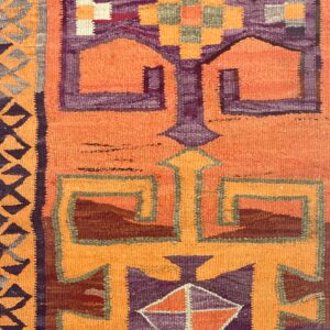 vintage-turkish-kilim-runner-rug-98-cm-x-305-cm-r010001-6 Vintage Turkish Kilim Runner Rug 98 cm x 305 cm (3’2” FT X 10 FT) - R010001