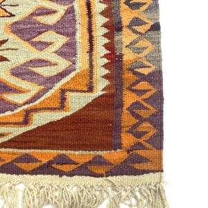vintage-turkish-kilim-runner-rug-98-cm-x-305-cm-r010001-7 Vintage Turkish Kilim Runner Rug 98 cm x 305 cm (3’2” FT X 10 FT) - R010001