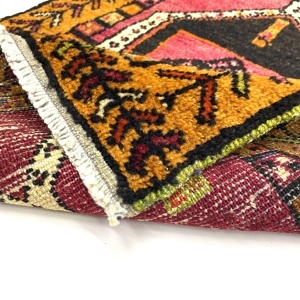 vintage-turkish-mini-hand-knotted-rug-55-cm-x-88-cm-y010050-2 Vintage Turkish Mini Hand-Knotted Rug 55 Cm X 88 Cm (1’8′′ X 2’9′′ FT) – Y010050