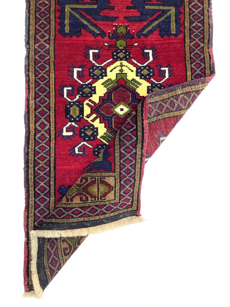vintage-turkish-mini-rug-59-cm-x-103-cm-y010071-2 Vintage Turkish Mini Rug 59 cm x 103 cm (1’9” X 3’4” FT) - Y010071