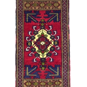 vintage-turkish-mini-rug-59-cm-x-103-cm-y010071 Vintage Turkish Mini Rug 59 cm x 103 cm (1’9” X 3’4” FT) - Y010071