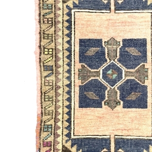 Vintage Turkish Small Rug 48 cm x 84 cm (1'6" x 2'7" FT) - Y010032