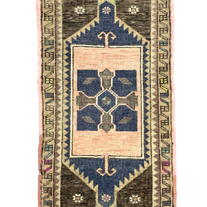 vintage-turkish-small-rug-48-cm-x-84-cm-y010032 Vintage Anatolian Small Rug 50 cm x 108 cm (1'64" x 3'54" FT) - Y010024