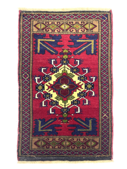 Vintage Turkish Small Rug 59 cm x 96 cm (1'94" x 3'15" FT) - Y010029