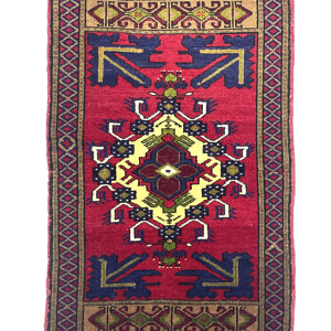 Vintage Turkish Small Rug 59 cm x 96 cm (1'94" x 3'15" FT) - Y010029