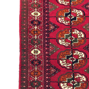 Vintage Turkoman Entryway Rug 53 cm x 98 cm (1’7” X 3'2” FT) - Y010069