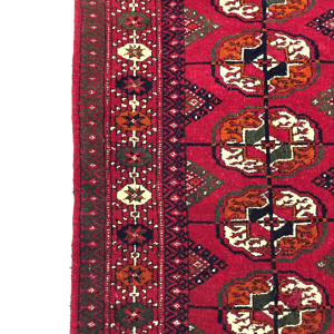 Vintage Turkoman Entryway Rug 53 cm x 98 cm (1’7” X 3'2” FT) - Y010069